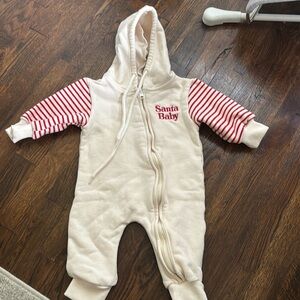 Santa Baby One Piece Pant Set